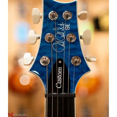 PRS SE CUSTOM 24-08 Quilt Lake Blue image 8