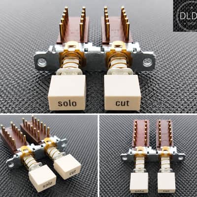 10 Pieces - Neve 32430 switch SOLO and CUT with knob caps Neve 8058 8068 8088 8056 80 Series image 1