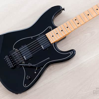 1988 Charvel by Jackson 1A2H Superstrat Black HH w/ Locking Tremolo, Japan