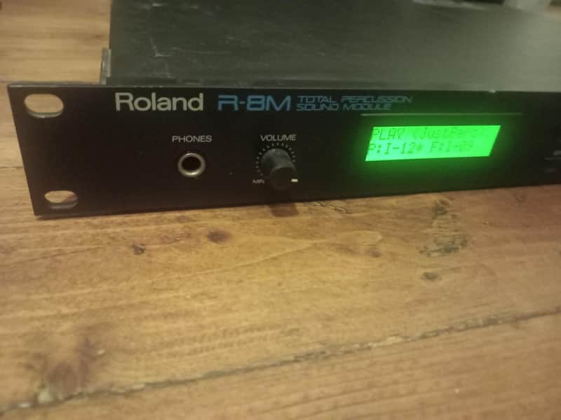 Roland R-8M Total Percussion Sound Module 1980s - Black image 1