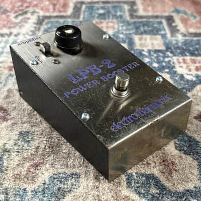1970s Electro-Harmonix LPB2 Power Booster Vintage Purple Font Made In USA Guitar Effect Pedal! image 3