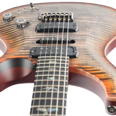 PRS Modern Eagle V Wood Library Satin Ten Top Burnt Maple Leaf 2024 image 12
