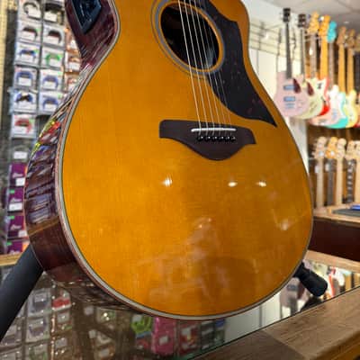 Yamaha AC1R Concert Acoustic-Electric with Cutaway - Natural image 2
