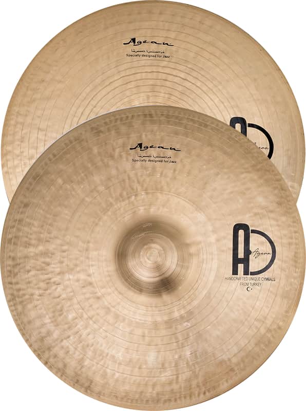 Agean Cymbals 16" Special Jazz Hi-hat Jazz image 1