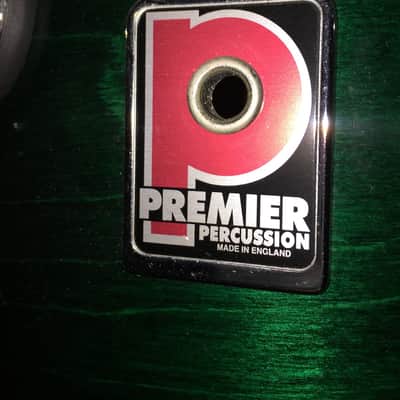 Premier Genista 90s Rare 6 Piece Birch Drum Kit Terraverdi Green image 3