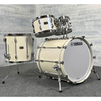 Yamaha Recording Custom 4pc Drum Set 22/10/12/16 Polar White image 1