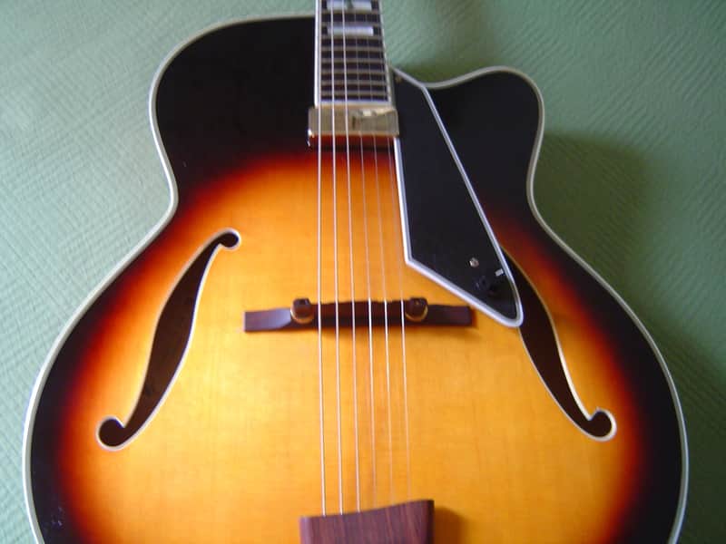 VV: IMMACULATE 2009 Peerless Monarch 17" all-solid archtop jazz guitar w/ leather HSC, Near MINT image 1