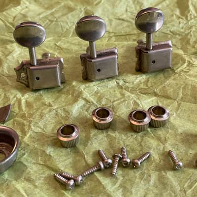 vintage FENDER 1980's parts tuners jack cup bushings screws for telecaster strat stratocaster image 14