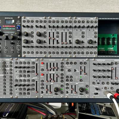 Behringer System 100 and Brains in Rackbrute Case image 1