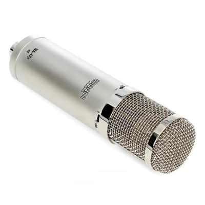 Warm Audio WA-47jr FET Large-Diaphragm Condenser Microphone (Nickel) Bundle with Pig Hog PHM10 10ft Microphone Cable, Shock Mount, Mic Leather Bag and Instrument Polishing Cloth image 5