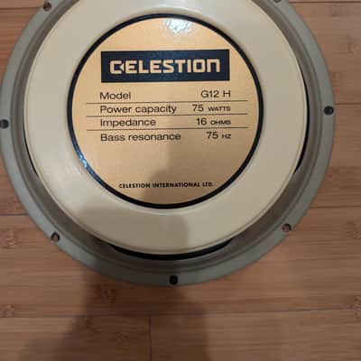 Celestion G12H-75 Creamback 12"  75-Watt 16 Ohm Speaker 2010s - Cream || LOCAL ONLY image 1