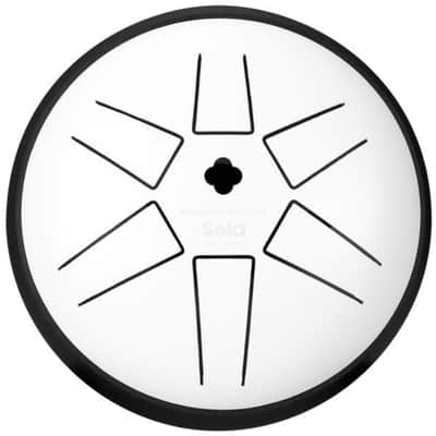 Sela 5.5" Melody Tongue Drum B5 - White image 2