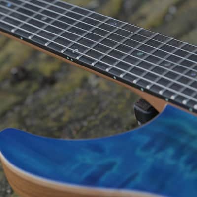 Mayones Aquila Elite S7 Baritone - Infinite Blue Gloss image 12