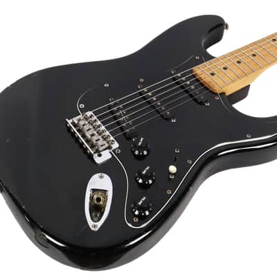 1994 Fender Stratocaster Black Electric Guitar image 5
