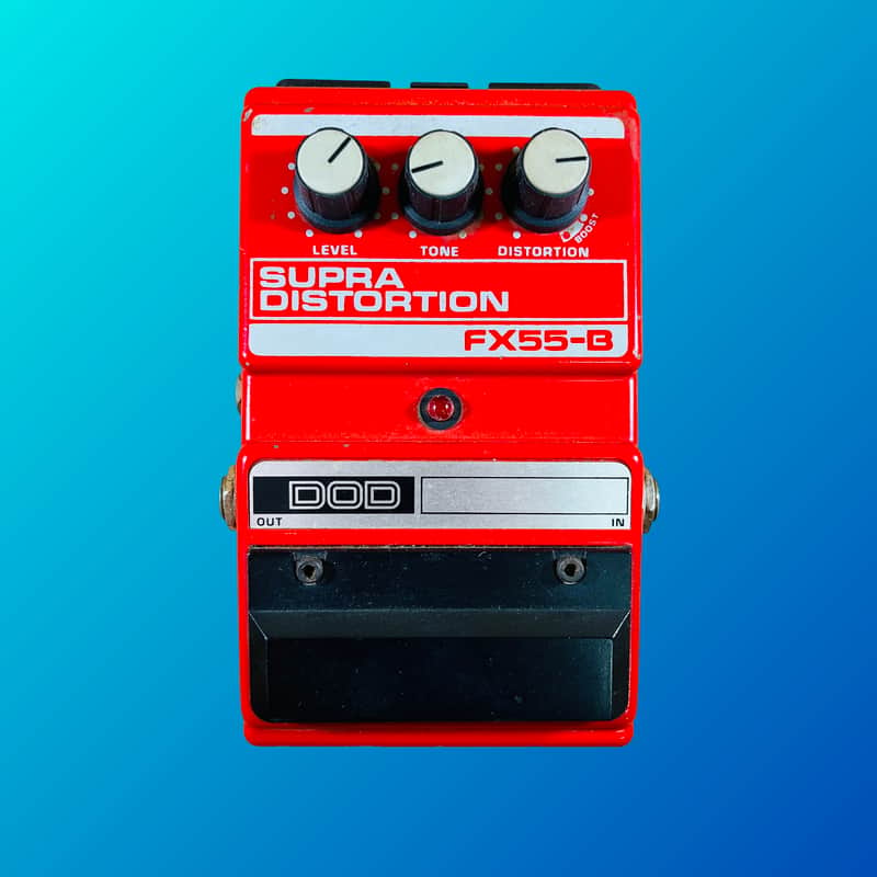 DOD Supra Distortion FX55-B Red 1990s image 1