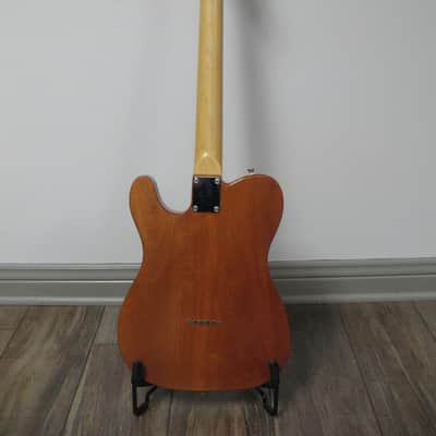 Logan Custom Cherry wood Thinline Tele 2025 - Black top binding with gloss nitro finish image 6