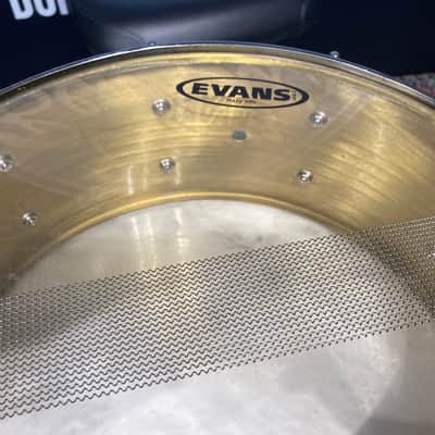 Slingerland - 5.5x14" No. 140 Artist Brass Snare Drum, 1985–1989, Lacquered Brass image 19