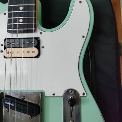 2021 Fender American Performer Telecaster Satin Surf Green RELIC w/GIGBAG image 12