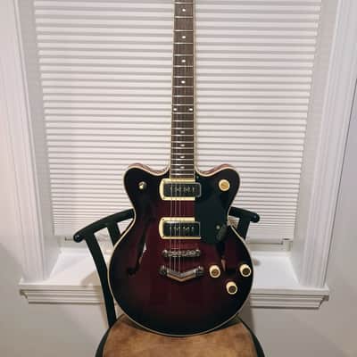 Gretsch G2655 P90 - Claret burst with Gretsch case image 2