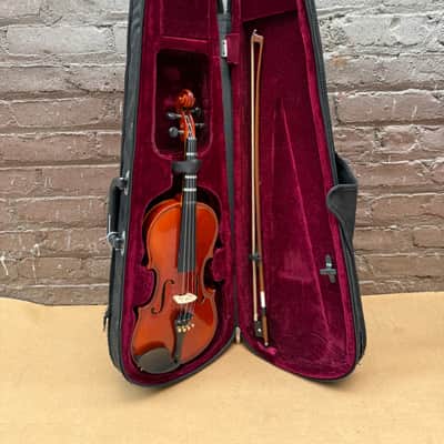 Unbranded 1/2 Size Violin Made in Czech Republic w/ Bow, Case & Pirastro Gold Rosin image 20