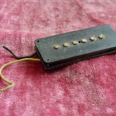Vintage 1959 Fender PRE-CBS Jazzmaster Black Bobbin Pickup 1950's 1960's South Facing Magnet image 6