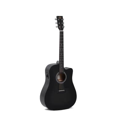 Sigma DMCE - Micarta Fingerboard, Blackburst image 1