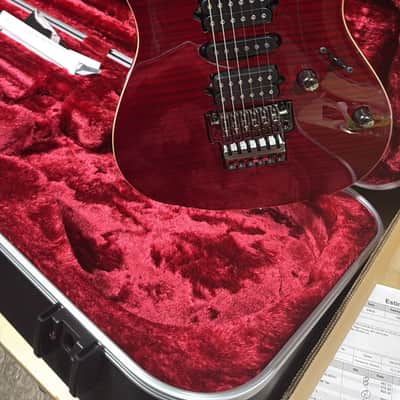 Ibanez KIKO100-TRR Kiko Loureiro Signature 2014 - Present - Transparent Ruby Red image 1