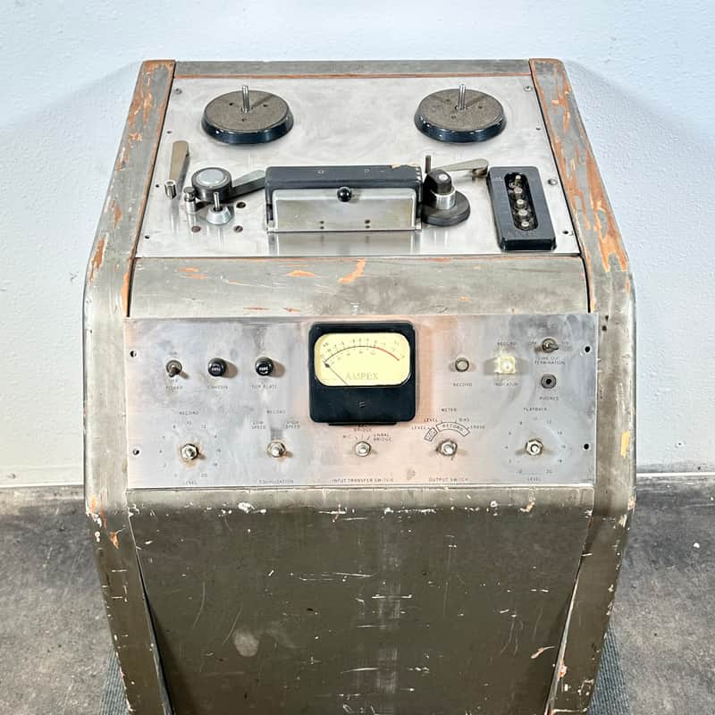 Vintage Ampex 402 / 403 Reel to Reel Tape Recorder Tube Mic Preamp image 1