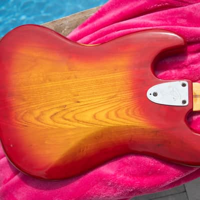 Classic 1983 Fender Jazz Bass 3-Bolt with Ash Body & Bound Maple Fretboard - Sienna Burst Finish - Made in the USA - Vintage Dimarzio PU's! - Pro Set Up w Perfect Frets/Action/Intonation! image 3