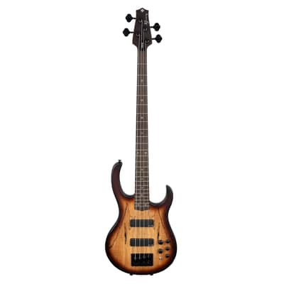Fernandes Tremor Deluxe 4 Bass Guitar - Metallic Black Satin | Reverb