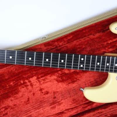 1999 Fender Jeff Beck Artist Stratocaster White Very CLEAN Lace Sensors OHSC w/Factory Paperwork 1990's Vintage Strat image 7