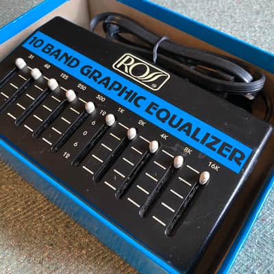 Ross 10 Band Graphic Equalizer 1980s - Blue image 6