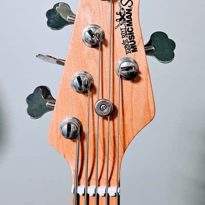 Ernie Ball Music Man StingRay 5 HH - Honey Burst with Maple Fretboard - 2012 image 5