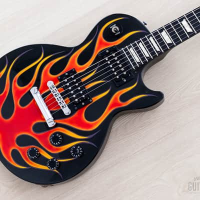 1997 Gibson Les Paul Studio Tak Matsumoto Fireball Flame w/ Case, Yamano image 1