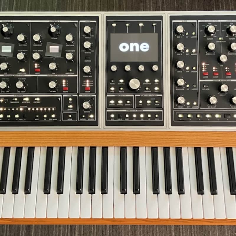 2018 – Present Moog One 16-Voice 61-Key Polyphonic Analog Synt…