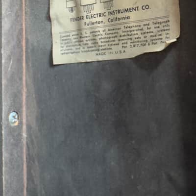 1963 Fender Deluxe 6G3 Guitar Amplifier / Tube Combo Amp image 8