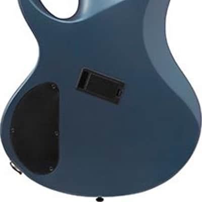 Ibanez BTB605MS MAM Bass Workshop 5 String Electric Bass. Midnight Arctic Ocean Matte with Case image 4