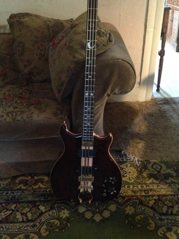 Alembic custom 4 string Mark King deluxe 2002 Cocobolo image 1