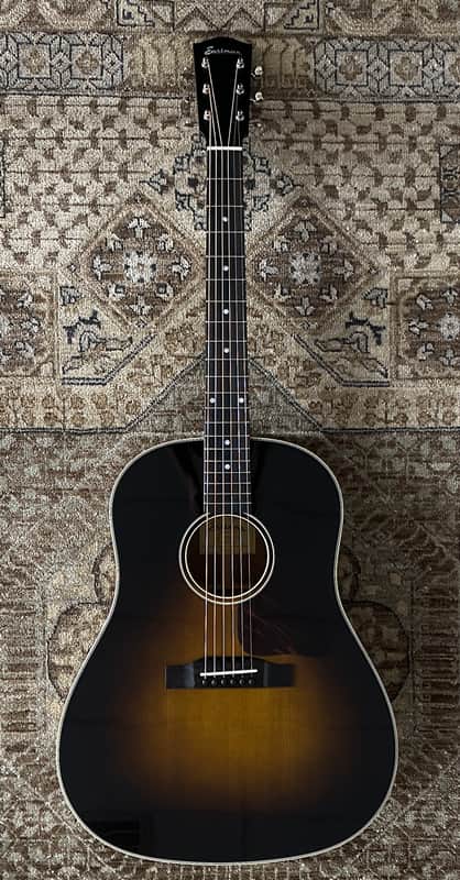 Eastman E10SS-TC Thermo-Cured Slope Shoulder Dreadnought Acoustic Guitar w/ Hard Case & Free Pro Setup