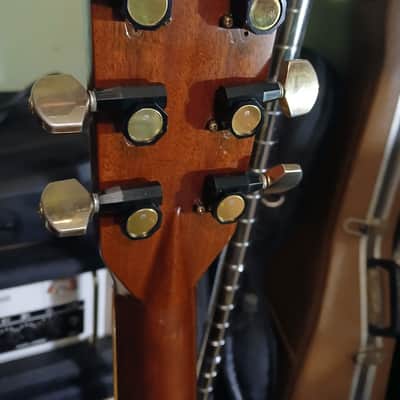 Aria GR30 Acoustic Guitar~Gallagher~Large Soundhole~Bluegrass~Rosewood~Solid~w/Hard Case~Video~Japan~70's image 17