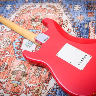 FENDER USA Custom Shop 1960 Stratocaster Reissue Jrny' Relic "Fiesta Red + Rosewood" (2024) image 18