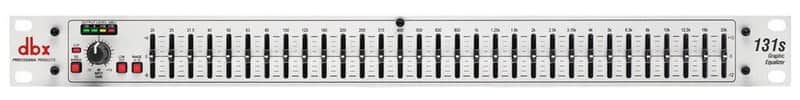 dbx 131s Single 31-Band Graphic Equalizer, 1/3-octave Constant Q frequency bands 15 Watts MINT image 1