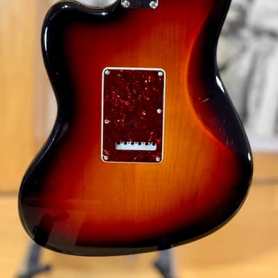 Beautiful 2021 Fender American Performer Jazzmaster, 3-Color Sunburst w/optional Plush Fender Case image 7