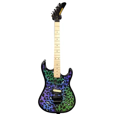 Used Kramer Baretta Feral Cat Custom Graphic - Rainbow Leopard image 3