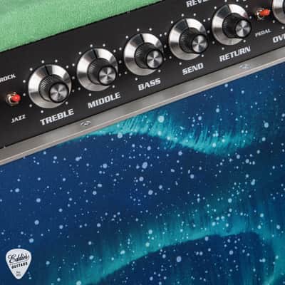 Amplified Nation Phoenix Fury 50w 1x12 Combo - Emerald Green Suede & Northern Lights #218 image 5