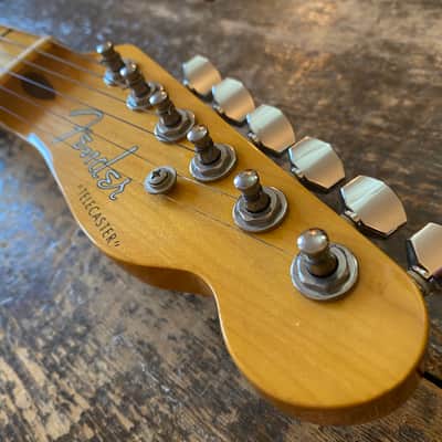 Fender Japan Telecaster 1952 Keith Richards 'Micawber' Reissue 2010 Aged Natural Ash w/ HSC image 10