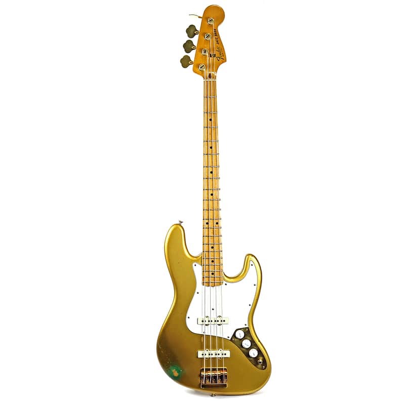 Fender Collector's Series Gold Jazz Bass 1981 - 1983 | Reverb