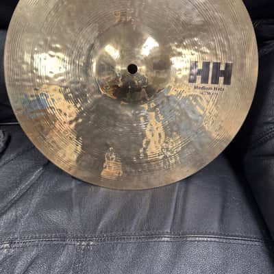 Sabian 14" HH Hand Hammered Medium Hi-Hat Cymbals (Pair) 2002 - 2015 - Brilliant image 1