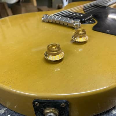 Lay's Guitar Single Cut Junior - Korina - Aged TV Yellow - Custom made image 6