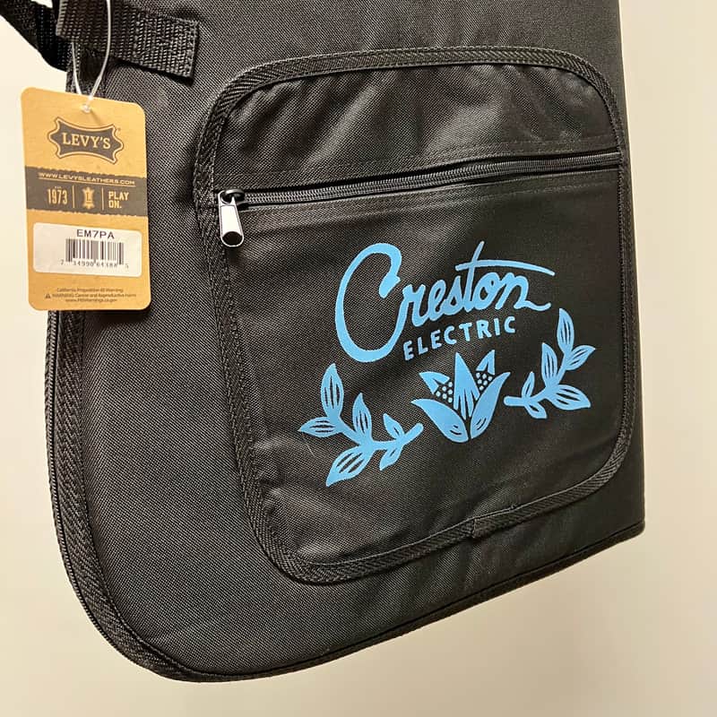 Levys EM7PA with Creston logo - gig bag for small guitar / lap steel / etc image 1